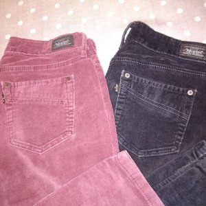 Levi's 535 legging corduroy, size 9Jr, 2 PAIRS